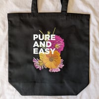 【限定20点】DONATION（寄付5,000円）→PURE AND EASY トートバッグ（ブラック）
