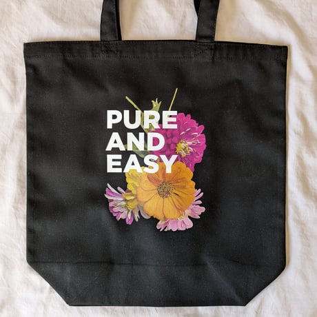 DONATION（寄付5,000円）→PURE AND EASY トートバッグ（ブラック）