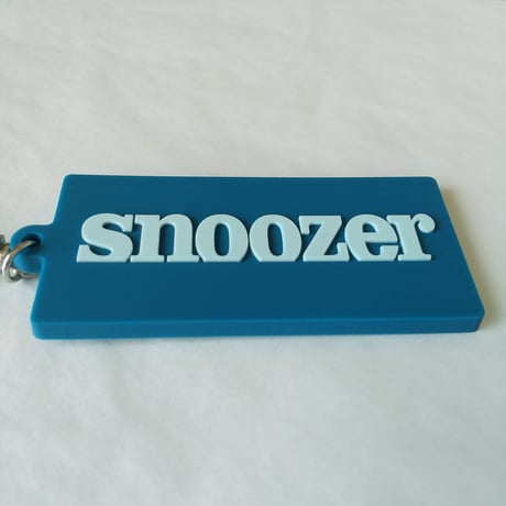 DONATION (寄付3,000円)→キーホルダー：SNOOZER（スカイブルー×マリンブルー）