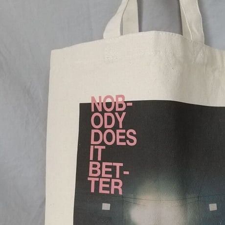 DONATION（寄付5,000円）→トートバッグ：NOBODY DOES IT BETTER （ピンク）
