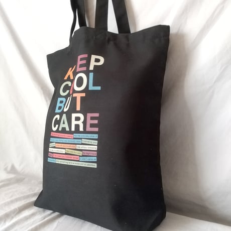 DONATION（寄付6,000円）→KEEP COOL BUT CAREトートバッグ（ブラック）
