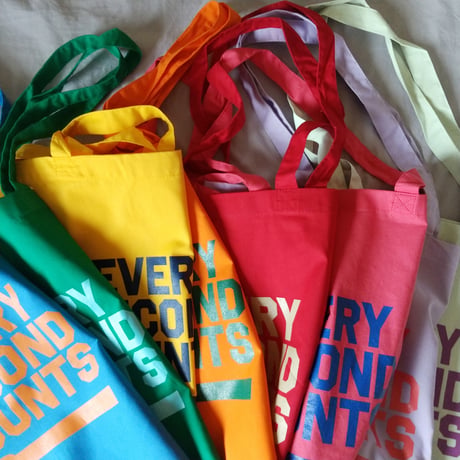 DONATION（寄付5,500円）→EVERY SECOND COUNTSトートバッグ（オレンジ）