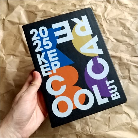 DONATION（寄付5,000円）→A type 2025年ハードカバー手帳（A5サイズ）