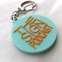 DONATION (寄付3,000円)→キーホルダー：THE SIGN PODCAST（ホリゾンブルー×オレンジ）