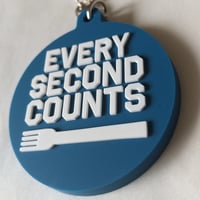 DONATION（寄付3,000円）→キーホルダー EVERY SECOND COUNTS（インディゴ）
