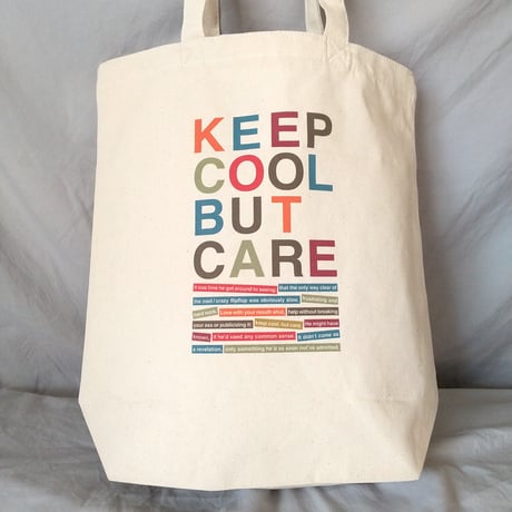 DONATION（寄付5,000円）→KEEP COOL BUT CAREトートバッグ（ナチュラル）