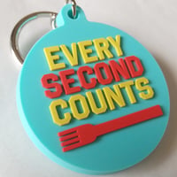 DONATION（寄付3,000円）→キーホルダー EVERY SECOND COUNTS（ターコイズ）