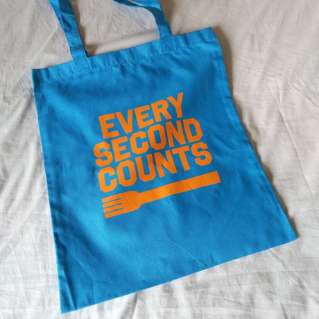 DONATION（寄付5,500円）→EVERY SECOND COUNTSトートバッグ（サファイアブルー）