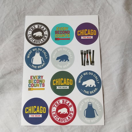 DONATION（寄付1,500円）→円形ステッカー CHICAGOLAND