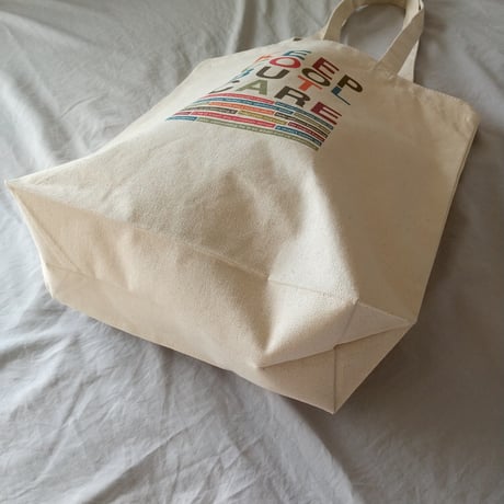 DONATION（寄付5,000円）→KEEP COOL BUT CAREトートバッグ（ナチュラル）