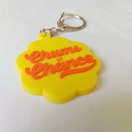 DONATION（寄付3,000円）→キーホルダー：Chums of CHANCE（イエロー×オレンジ）