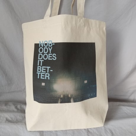 DONATION（寄付5,000円）→トートバッグ：NOBODY DOES IT BETTER（ライトブルー）