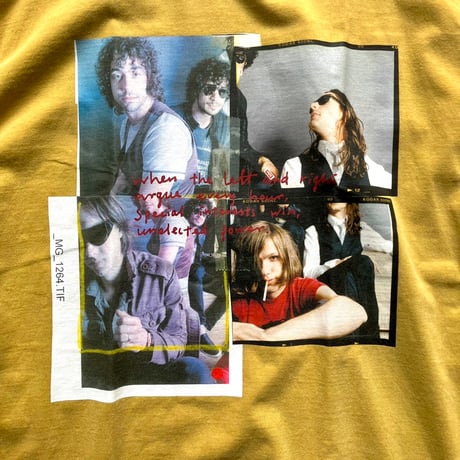 Maybe not tonight T-shirt（マスタード）: photo by ジョディ浅野