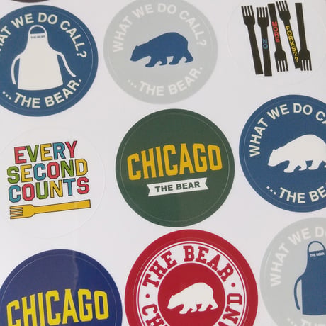 DONATION（寄付1,500円）→円形ステッカー CHICAGOLAND