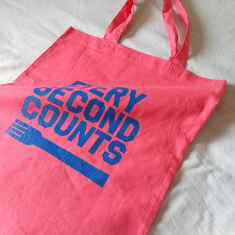 DONATION（寄付5,500円）→EVERY SECOND COUNTSトートバッグ（ラズベリーピンク）