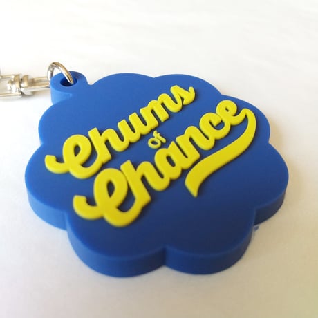 DONATION（寄付3,000円）→キーホルダー：Chums of CHANCE（ネイビー×イエロー）