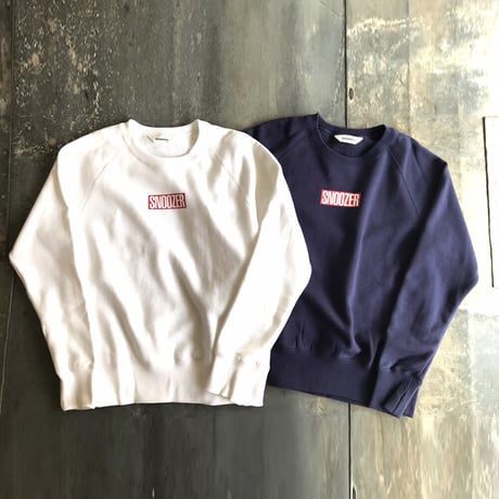 DIGAWEL x SNOOZER LOGO  SWEAT ラグラン①（NAVY）