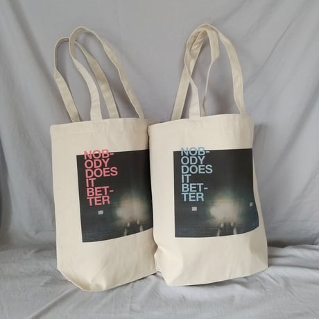 DONATION（寄付5,000円）→トートバッグ：NOBODY DOES IT BETTER（ライトブルー）