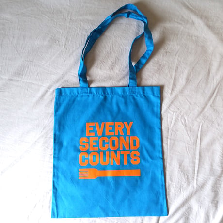 DONATION（寄付5,500円）→EVERY SECOND COUNTSトートバッグ（サファイアブルー）
