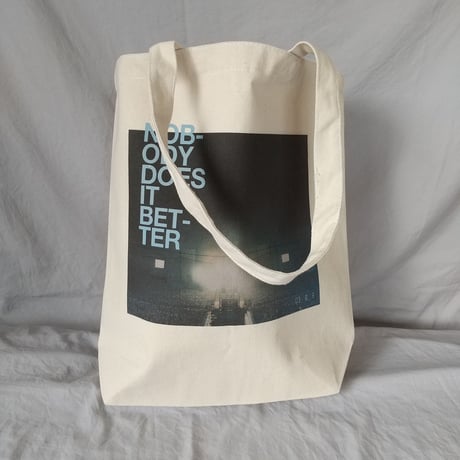 DONATION（寄付5,000円）→トートバッグ：NOBODY DOES IT BETTER（ライトブルー）