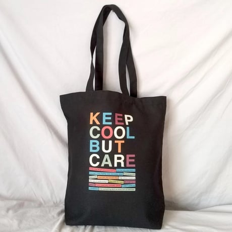 DONATION（寄付6,000円）→KEEP COOL BUT CAREトートバッグ（ブラック）