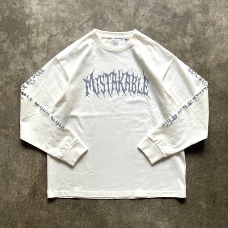 【受注生産】MISTAKABLE Long Sleeve（ナチュラル）+ DONATION（寄付2,000円）