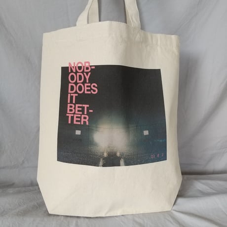 DONATION（寄付5,000円）→トートバッグ：NOBODY DOES IT BETTER （ピンク）