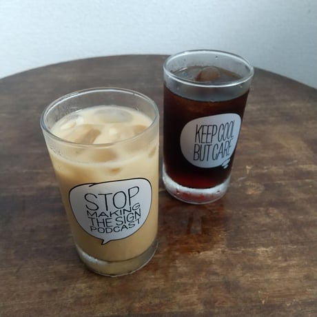 DONATION（寄付4,000円）→タンブラーグラス：STOP MAKING THE SIGN PODCAST