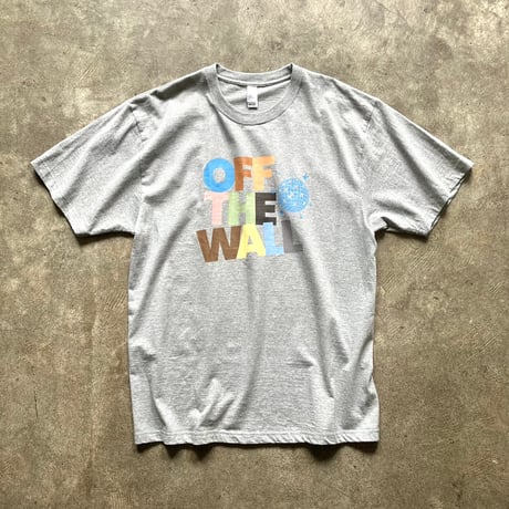【受注生産】OFF THE WALL T-shirt（グレー）