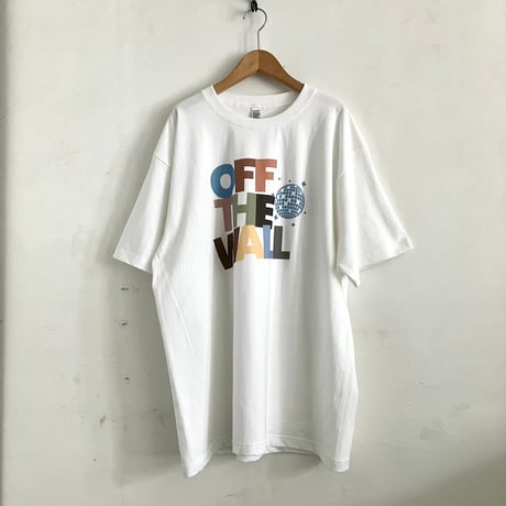 【受注生産】OFF THE WALL T-shirt（ホワイト）