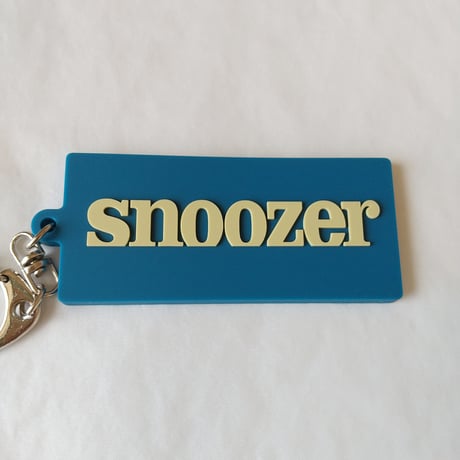 DONATION (寄付3,000円)→キーホルダー：SNOOZER（シャルトルーズイエロー×マリンブルー）