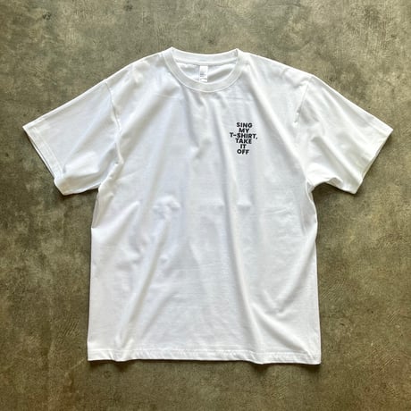 SING MY T-SHIRT（カラー）: photo by 真田敬介