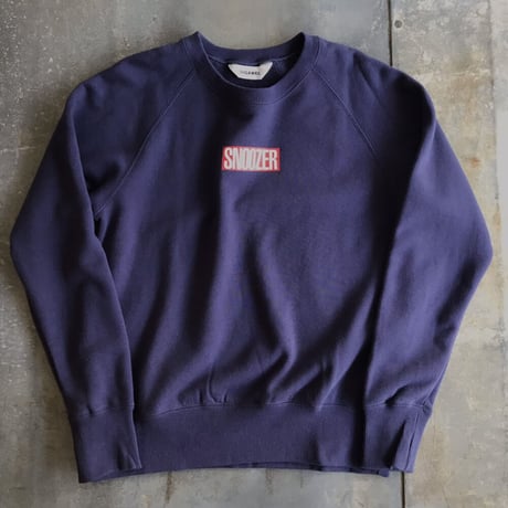 DIGAWEL x SNOOZER LOGO  SWEAT ラグラン①（NAVY）