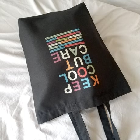 DONATION（寄付6,000円）→KEEP COOL BUT CAREトートバッグ（ブラック）