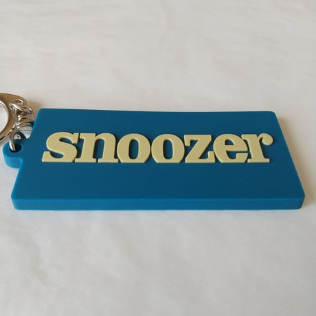 DONATION (寄付3,000円)→キーホルダー：SNOOZER（シャルトルーズイエロー×マリンブルー）