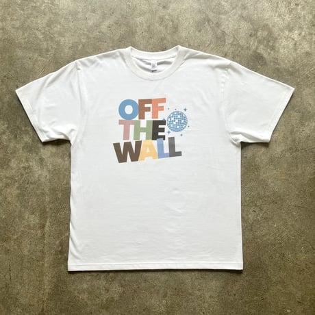 【受注生産】OFF THE WALL T-shirt（ホワイト）