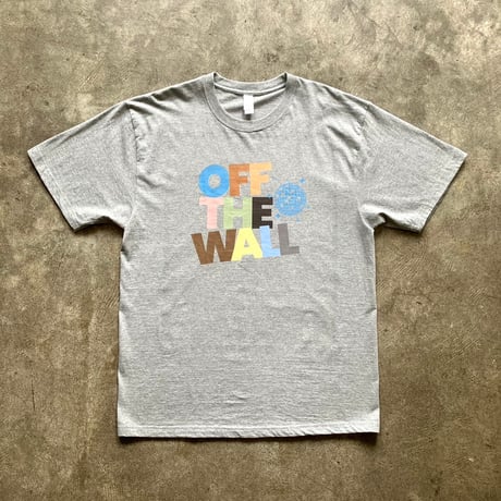 【受注生産】OFF THE WALL T-shirt（グレー）