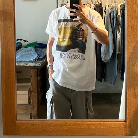 ARCADIA T-shirt 4.0 oz（敢えての軽量ボディ）: photo by 久保憲司