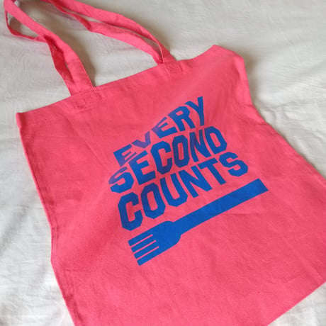 DONATION（寄付5,500円）→EVERY SECOND COUNTSトートバッグ（ラズベリーピンク）
