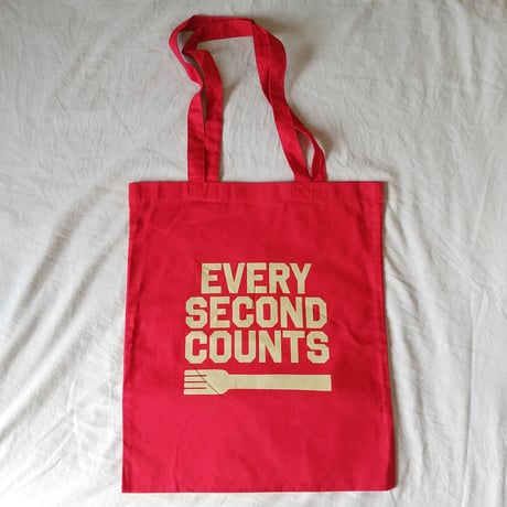 DONATION（寄付5,500円）→EVERY SECOND COUNTSトートバッグ（クラシックレッド）