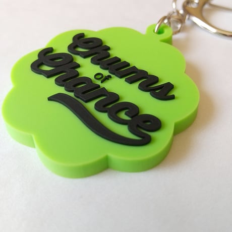 🔸残り5点のみ🔸DONATION（寄付3,000円）→キーホルダー：Chums of CHANCE（グリーン×ブラック）