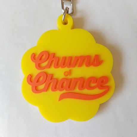 DONATION（寄付3,000円）→キーホルダー：Chums of CHANCE（イエロー×オレンジ）