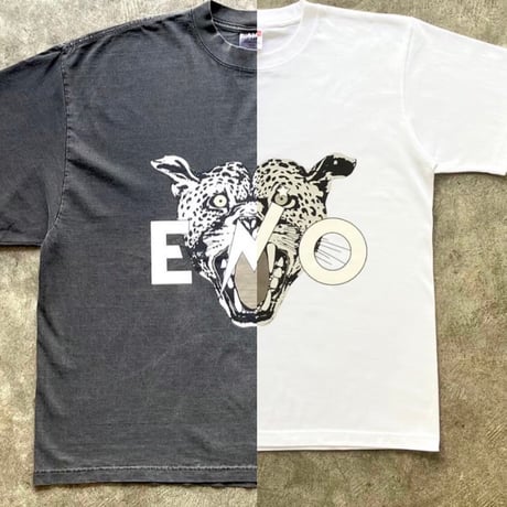 "Iggy+Eno=?”白+グレー5色ヴァージョン / designed by 西村浩平（DIGAWEL）  ドロップショルダー（シャドウ）