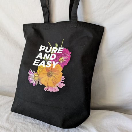 DONATION（寄付5,000円）→PURE AND EASY トートバッグ（ブラック）