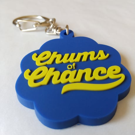 DONATION（寄付3,000円）→キーホルダー：Chums of CHANCE（ネイビー×イエロー）