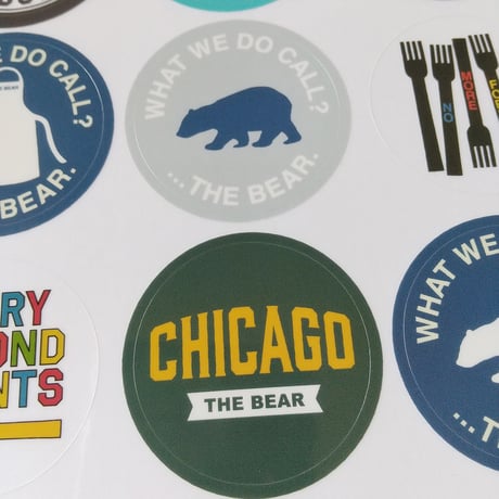 DONATION（寄付1,500円）→円形ステッカー CHICAGOLAND