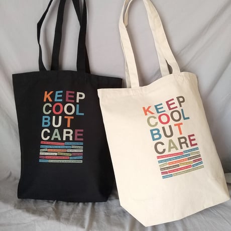 DONATION（寄付5,000円）→KEEP COOL BUT CAREトートバッグ（ナチュラル）
