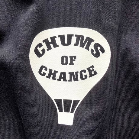 Chums of CHANCE（ネイビー）ラグランスリーブ クルーネック スウェット