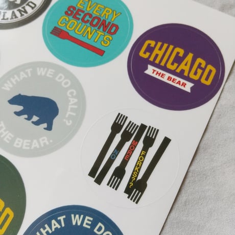 DONATION（寄付1,500円）→円形ステッカー CHICAGOLAND