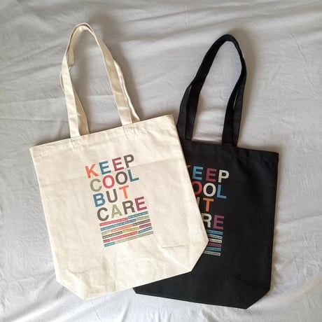 DONATION（寄付5,000円）→KEEP COOL BUT CAREトートバッグ（ナチュラル）